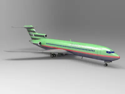 Airliner 727 3D model
