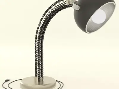 Industrial desk lamp 3D model purchase