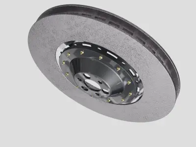 brake  auto moto vehicle 3D model