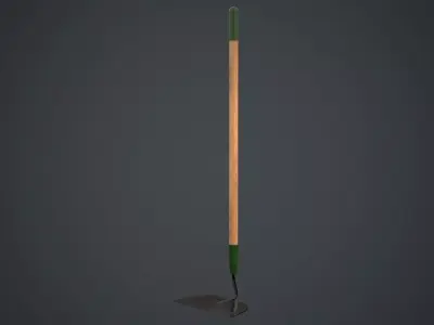 Hoe 3A Low-poly 3D model