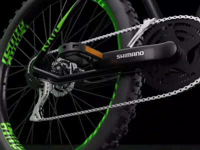 Mountain bike 3D model order