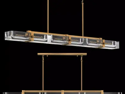SAVILE LINEAR CHANDELIER 72 3D model