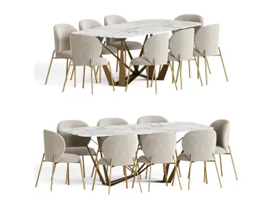 Dining Set 103 3D model