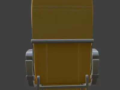 Airplane chair 3D model get
