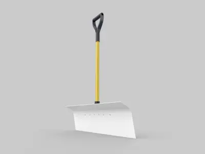Snow Shovel 01 Low-poly 3D model