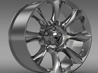Dodge Challenger SRT rim 3D model