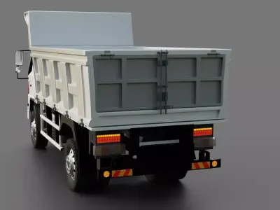 Hino 500 2626 Dump Truck 2016 3D model