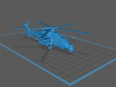 T129 ATAK HELICOPTER 3D print model