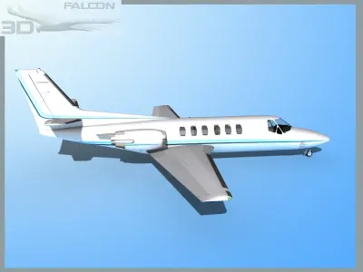Falcon3D Citation V C560 F13 3D model