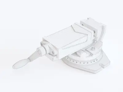 Bench vice 10 3D model