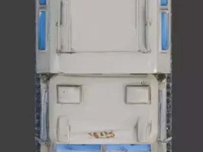 Heavy All-Terrain Half-Track 3D Model Low-poly 3D model