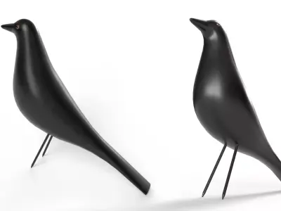 Bird Decoration Low-poly 3D model