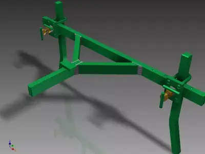 Dial beam 3D model