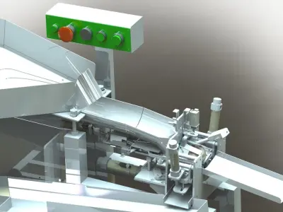 Egg Breaker and Yolk Separation Machine 3D model
