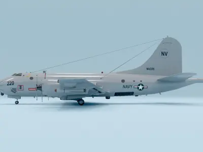 Plane 08 3D model