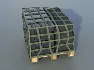 Military Air Cargo  Low-poly 3D model