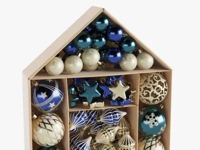  Christmas Tree Decor Gift Box 