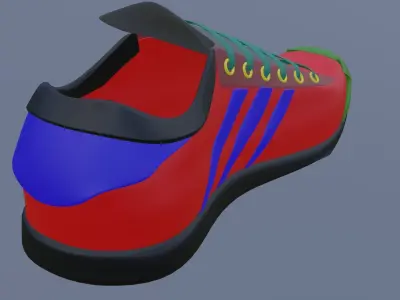 Piezoelectric battery charging shoe Free 3D model