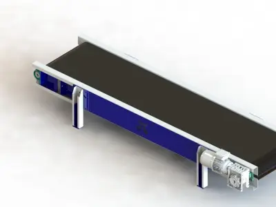 Conveyor 2m  3D model