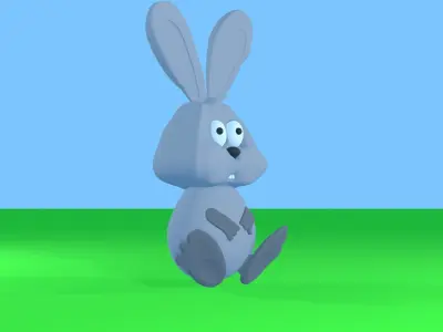 Funny bunny 3D model