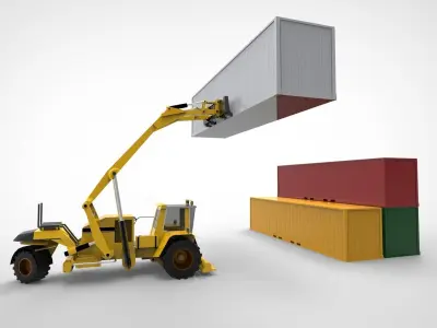 Stacker Crane 3D model