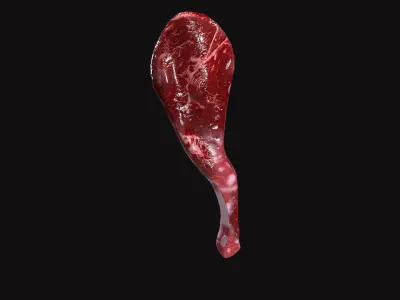 Goat Leg V01 Low-poly 3D model