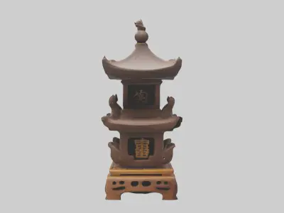 Taoist incense holder  3D model