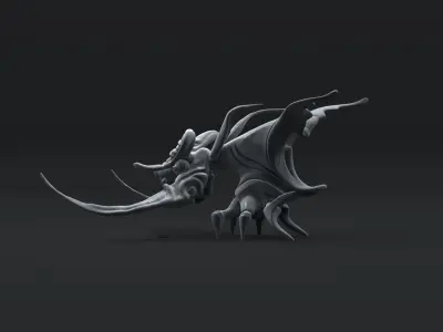 Monster insect 3D print model