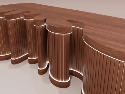 Reception Desk 3D model
