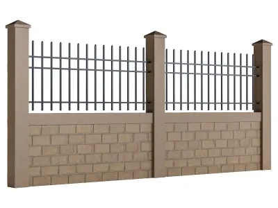 Fencing 48 3D model