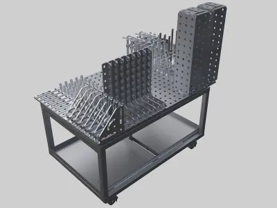 Welding Table 3D model by jaketnet2012