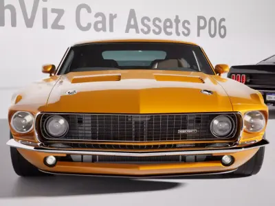 ArchViz Car Assets P06 - Unreal Engine 5 3D model