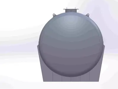 Tank fuel  Free 3D model