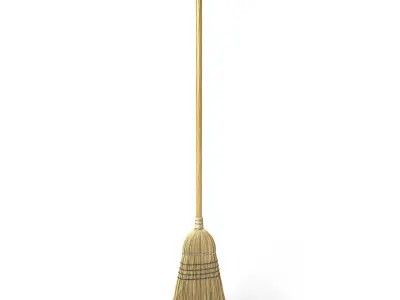 Broom 3D model