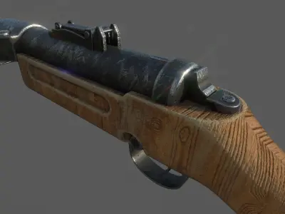 mp 28 submachine gun Free 3D model
