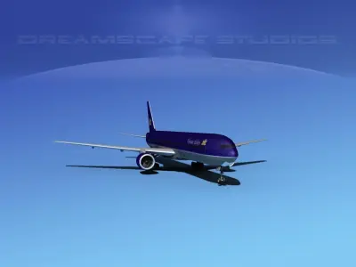 Boeing 777-300 Air Vietnam 3D model