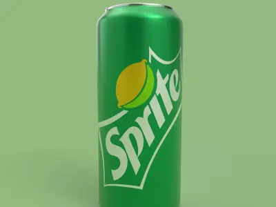 Sprite Tin  3D model