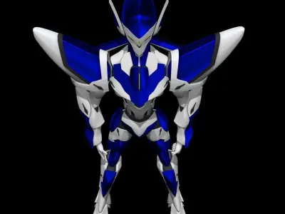 Muga Briheight - Back Arrow Anime 3D model
