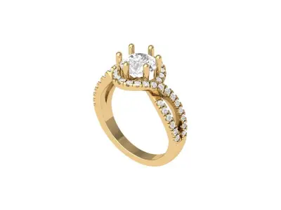 Wedding Ring  3D print model 419