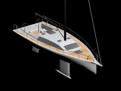 Sailboat 3D model purchase
