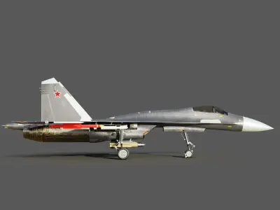 Sukhoi Su-35 3D model purchase