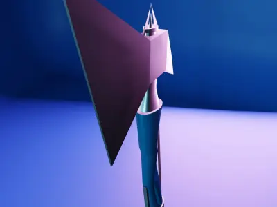 Acua axe weapon  3D model