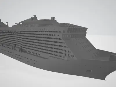 Ovation Of The Seas cruise ship 3D print model 3D print model