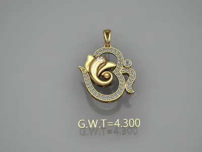FASHION  PENDANT 3D model 3
