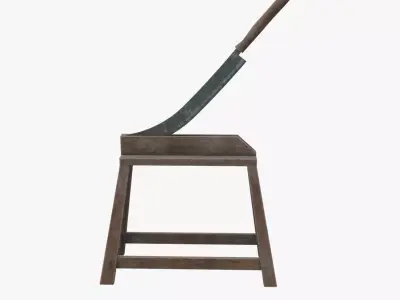 Chaff Cutter Low-poly 3D model