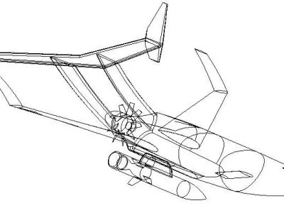 unmanned aerial vehicle with imaginary design  3D model