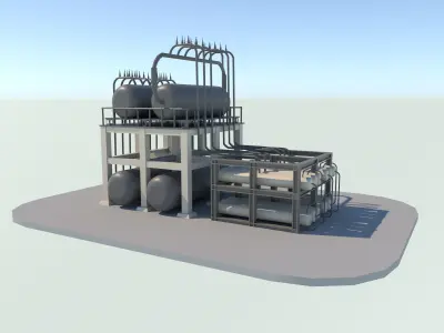 Native Unity Asset Low-poly 3D model