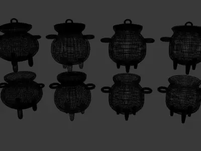  Cauldron Pack 2  3D model