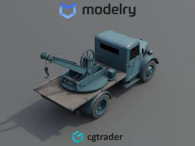 tow truck 3D model from CGTrader