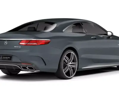 Mercedes-Benz S63 AMG Coupe 2015 3D model